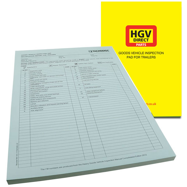 INSPECTION PAD FOR TRAILERS. HGV Direct genuine truck and trailer parts