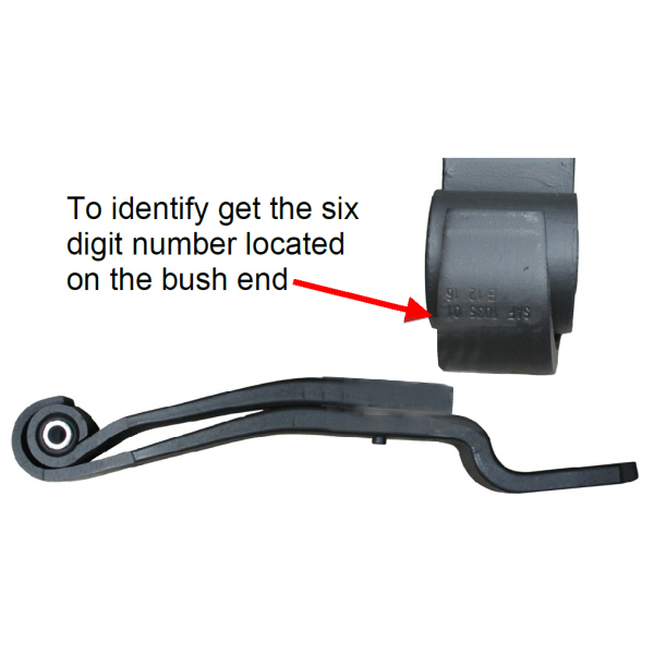 SAF Genuine Trailing Arm 104800. HGV Direct genuine truck and trailer