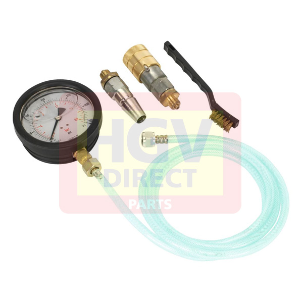 AIR BRAKE TEST KIT WITH RUBBER GAUGE. HGV Direct genuine truck and trailer parts direct.